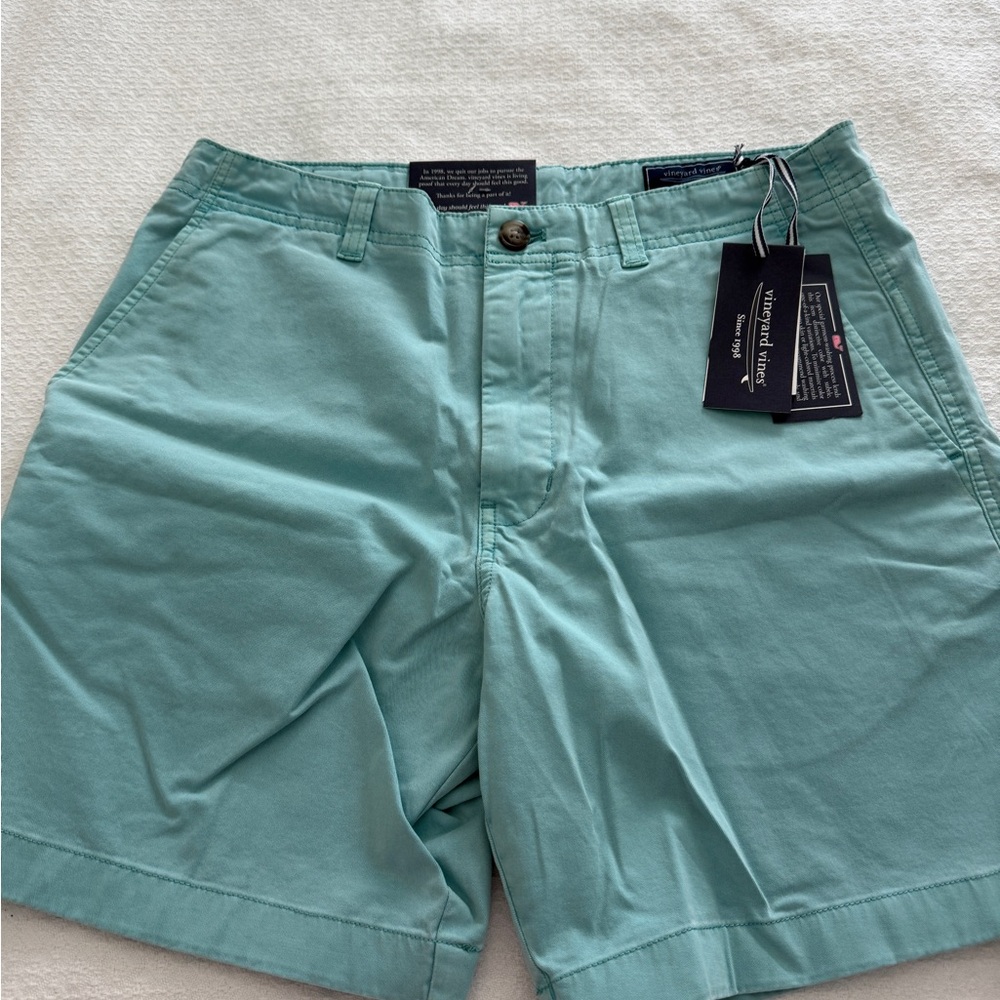 Vineyard vines 7 inch island short 31 waist Men's seafoam green Shorts